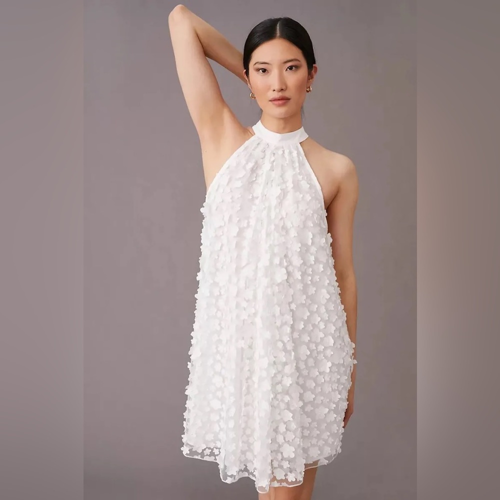 Eva Franco Halter Swing Mini Dress
